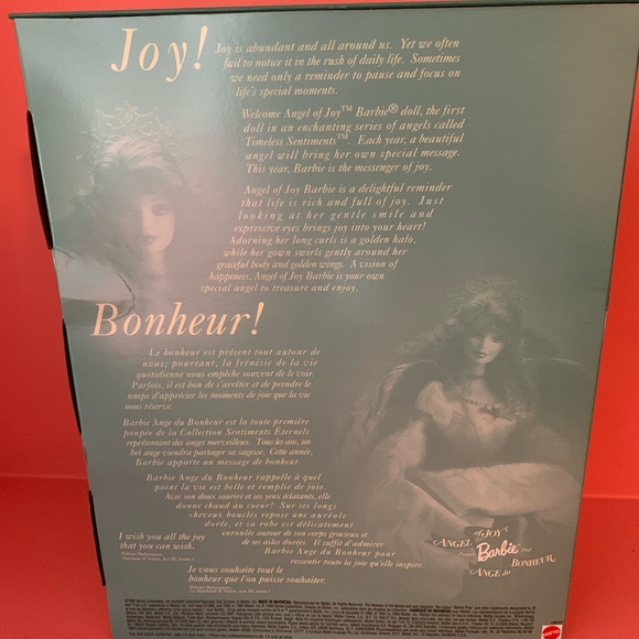 Vintage Barbie Angel of Joy Vintage Barbie 19633 Caucasian Barbie by Mattel NIB - Picture 2 of 2